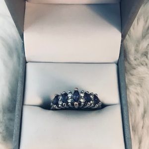 Fashion purple crown ring size7